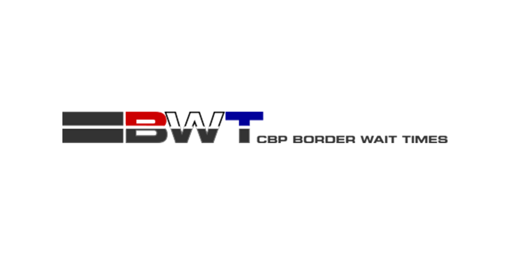 Logotipo de los tiempos de espera en la frontera