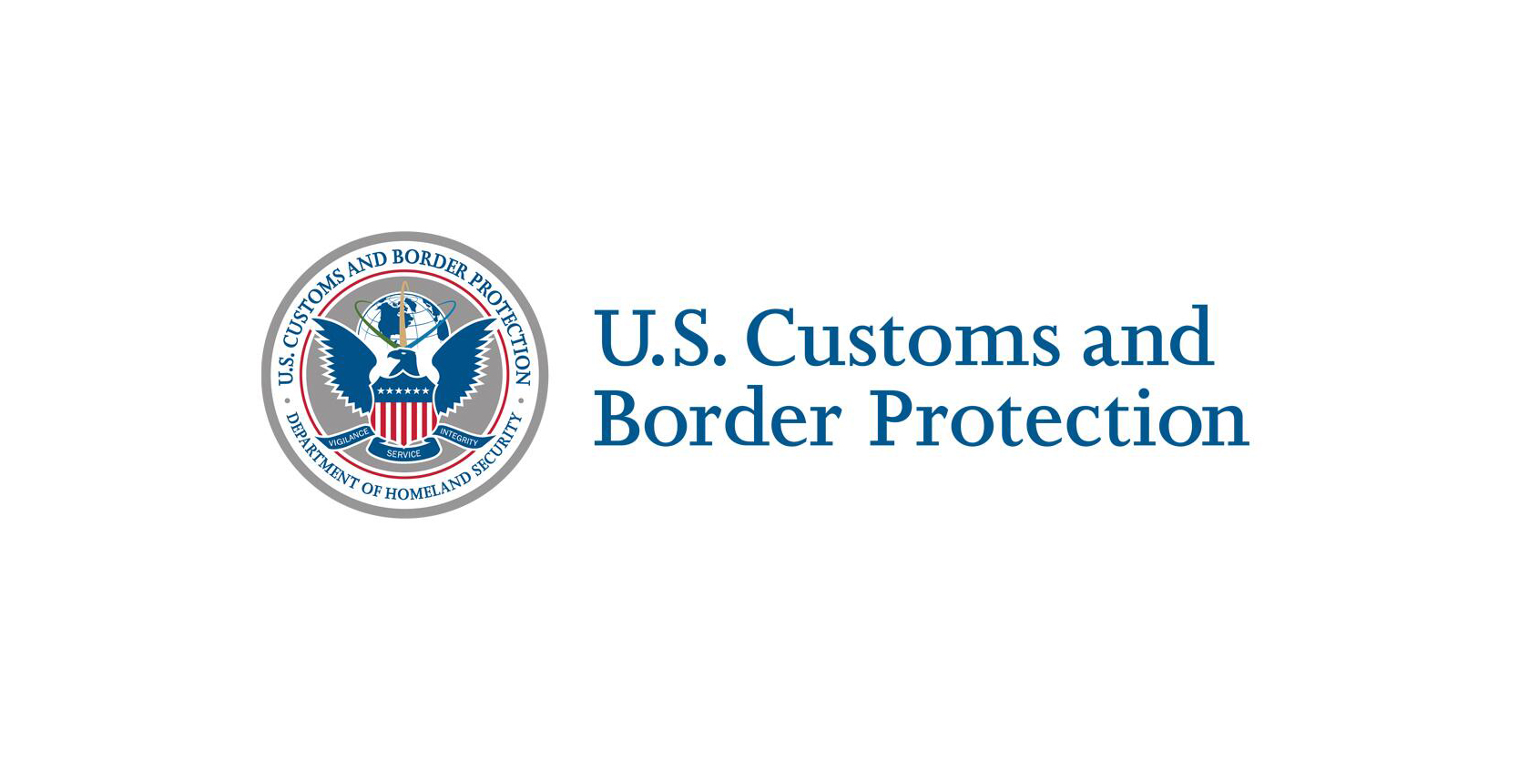 Logo der US-Zollbehörde und des Grenzschutzes